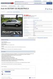 audi A4 oferta sprzedaży